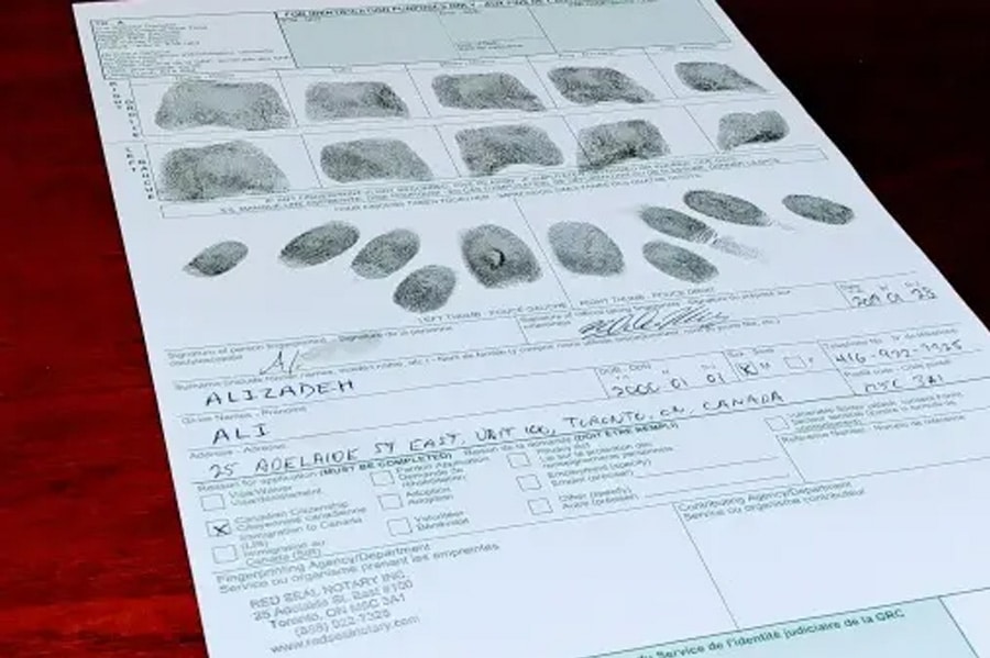 Police Clearance from Iran