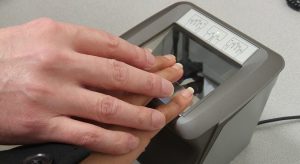 finger print scanner for web red seal notary